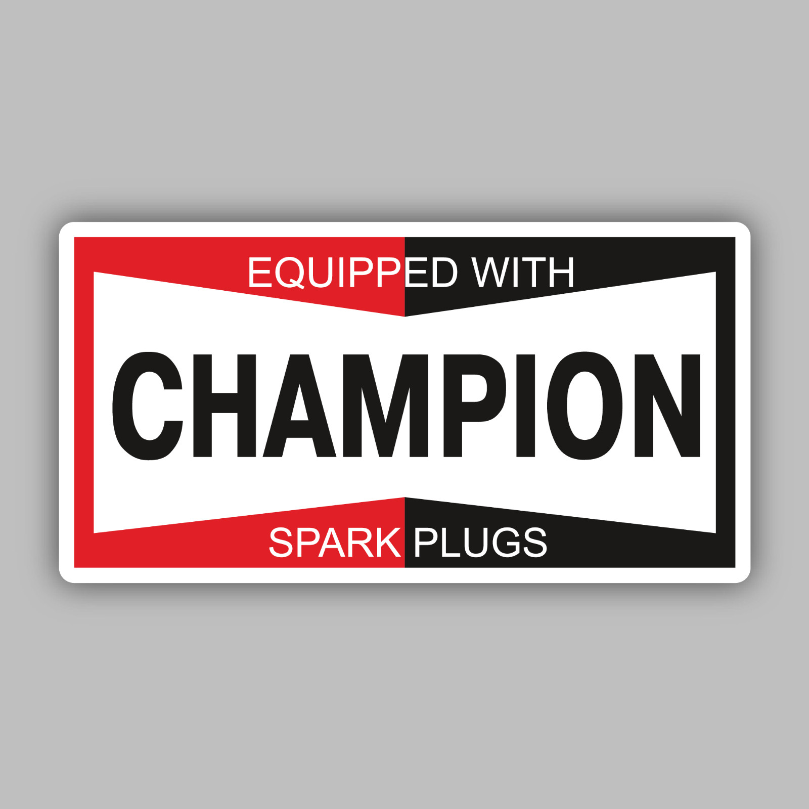 Champion Auto Parts Vinyl Sticker/Decal – Racing -Spark Plugs -Vintage – Classic