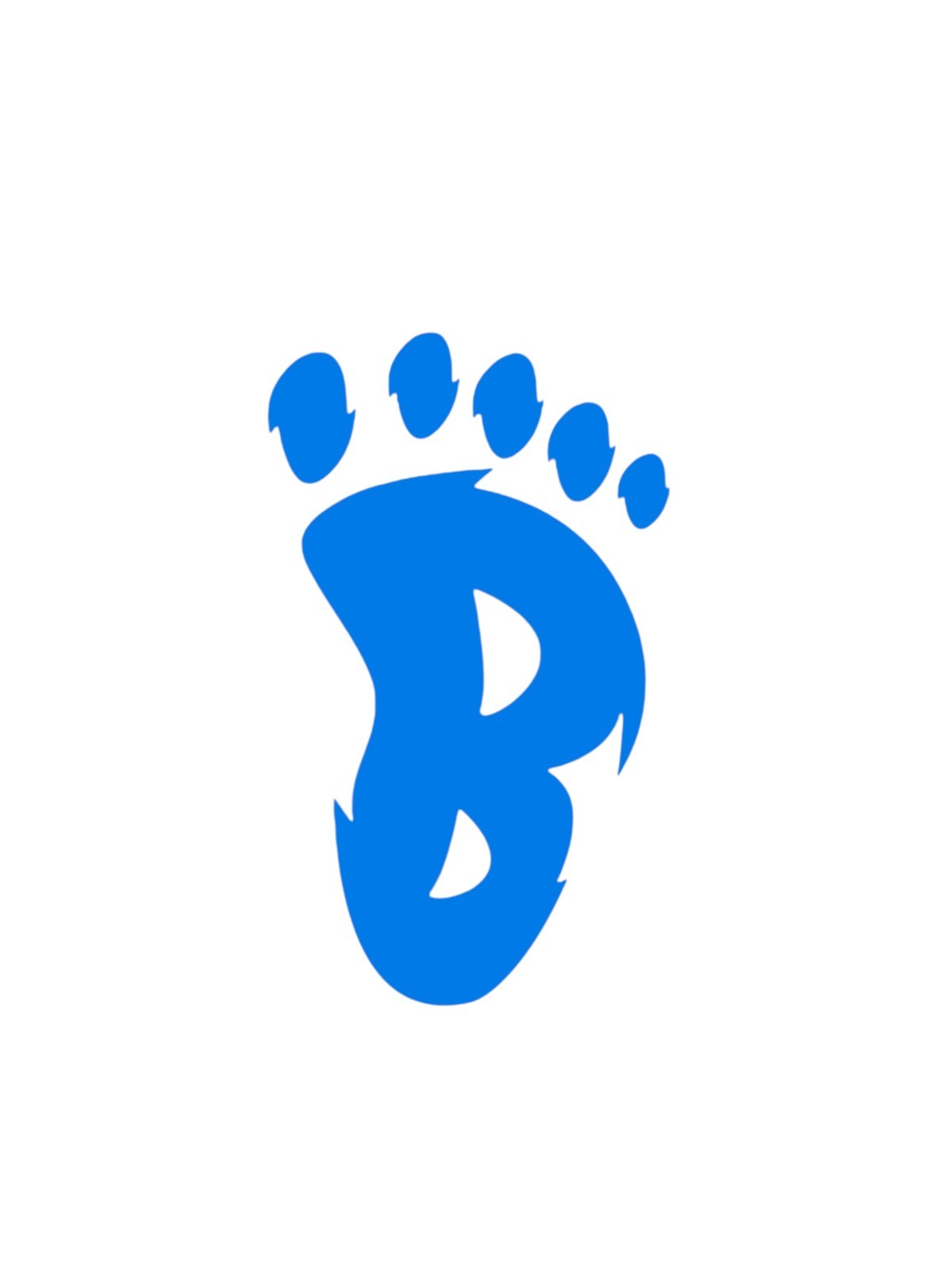 Bigfoot foot decal vinyl decal for cars trucks laptop most smooth surfaces
