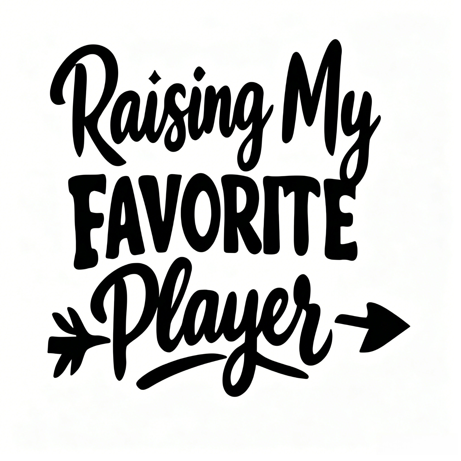 Raising My Favorite Player Car Decal Soccer Fan Funny Football Vinyl Sticker
