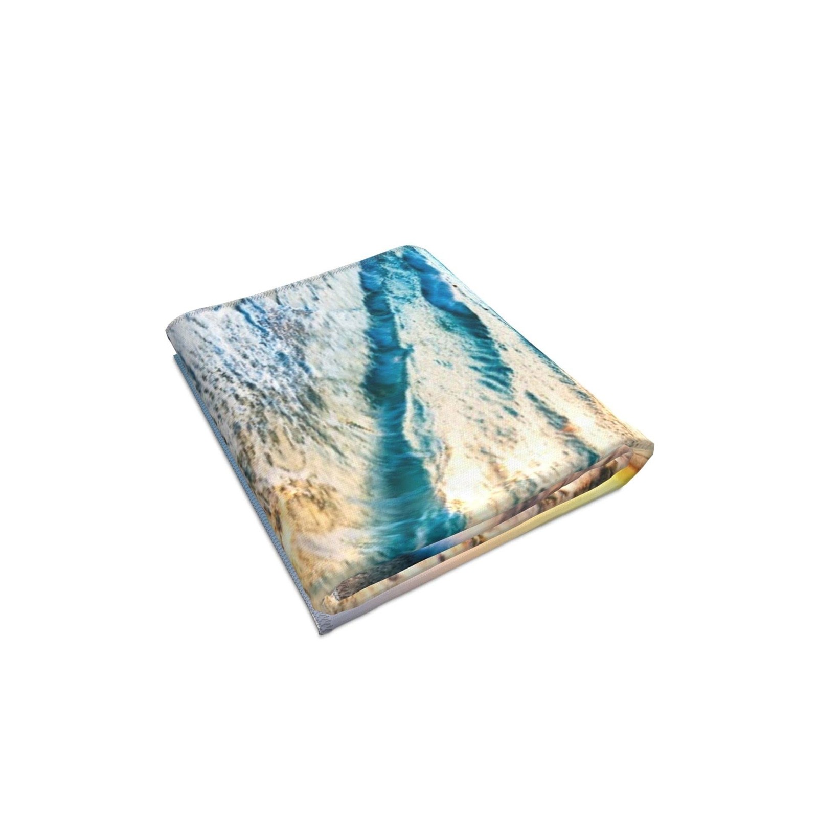 Hand Towels for Bathroom,Set of 2,Tropical Sea Beach Ocean Waves Seaside Scen…