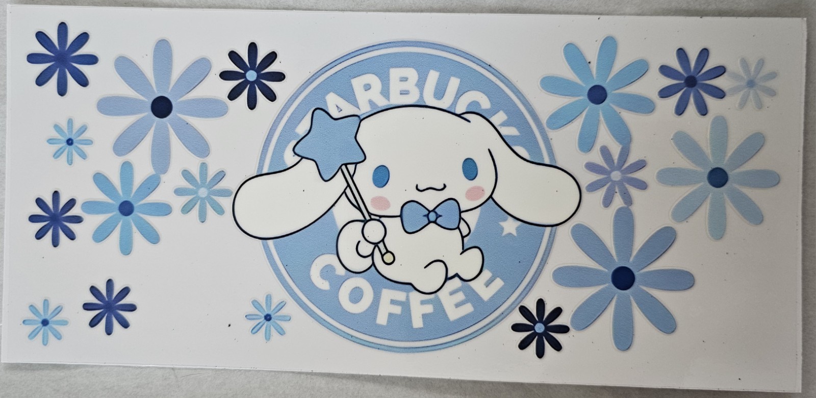 Sanrio Cinnamaroll With Wand Starbucks UV DTF Cup Wrap Transfer Decal