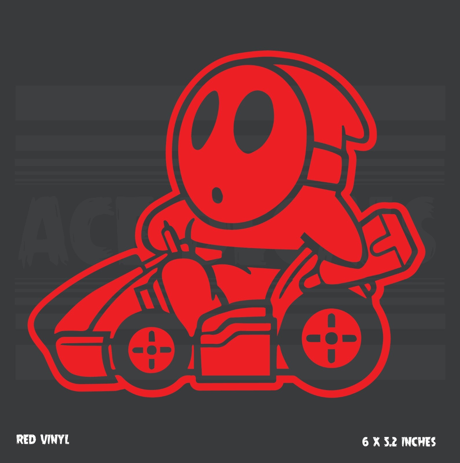 Mario Kart – Shy Guy – Nintendo – decal sticker
