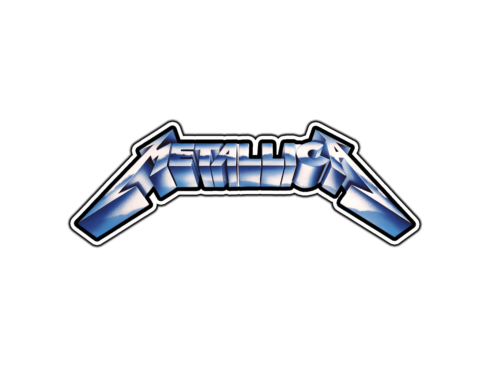 #0739 Metallica Logo #1 Waterproof Vinyl Sticker Decal Die-Cut