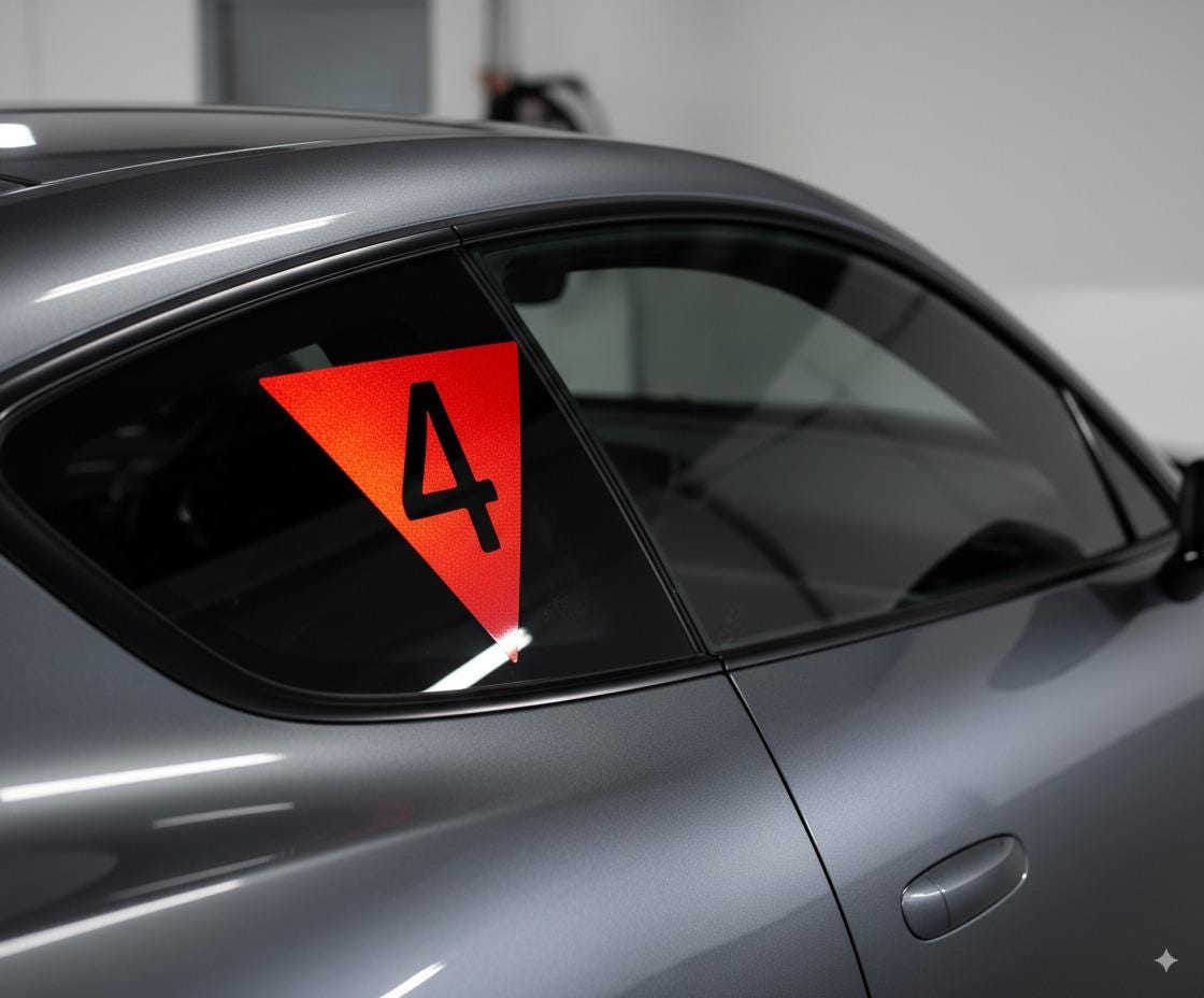 Delta 4 Gundam Decal Anime Manga Vinyl Car Sticker Reflective 55+