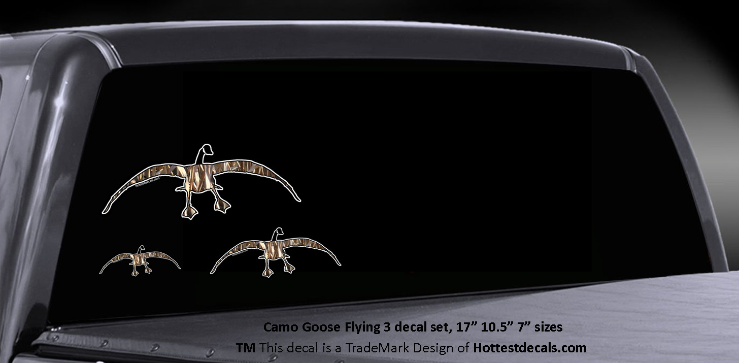 Camo Truck Car Decal Sticker Goose Sika Deer Barn Wood Buck Crab MARSH GRASS
