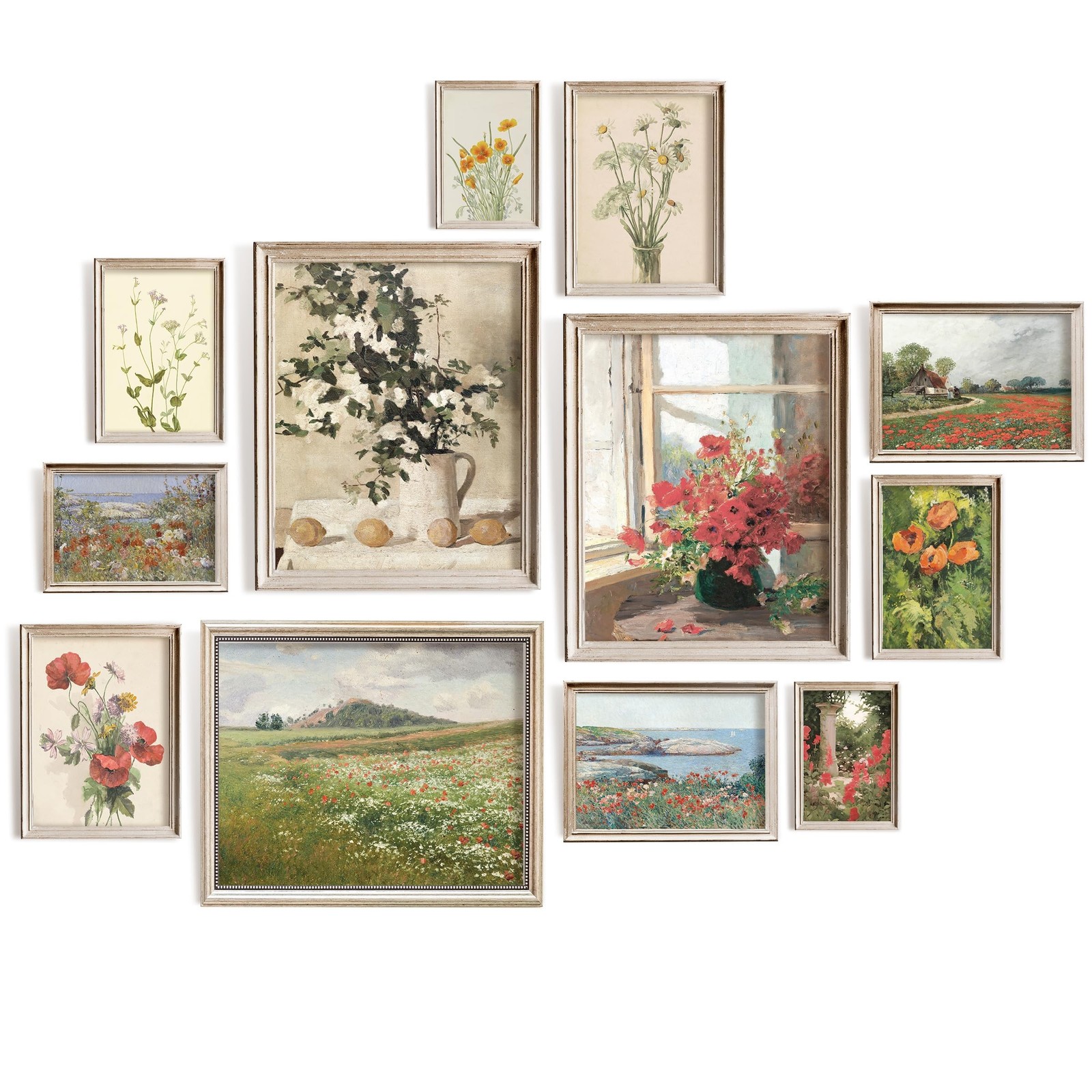 97 Decor Floral Wall Art – Vintage Floral Prints for Wall Decor, Flower Poste…