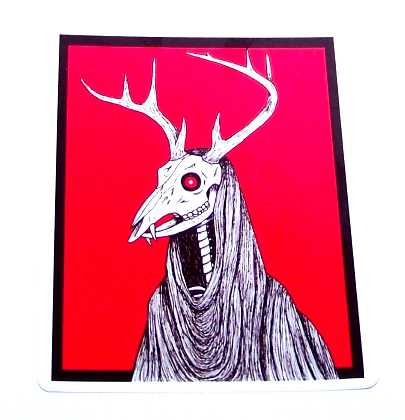 WENDIGO – Die Cut Sticker Decal Evil Spirit Mythological Algonquian Folklore