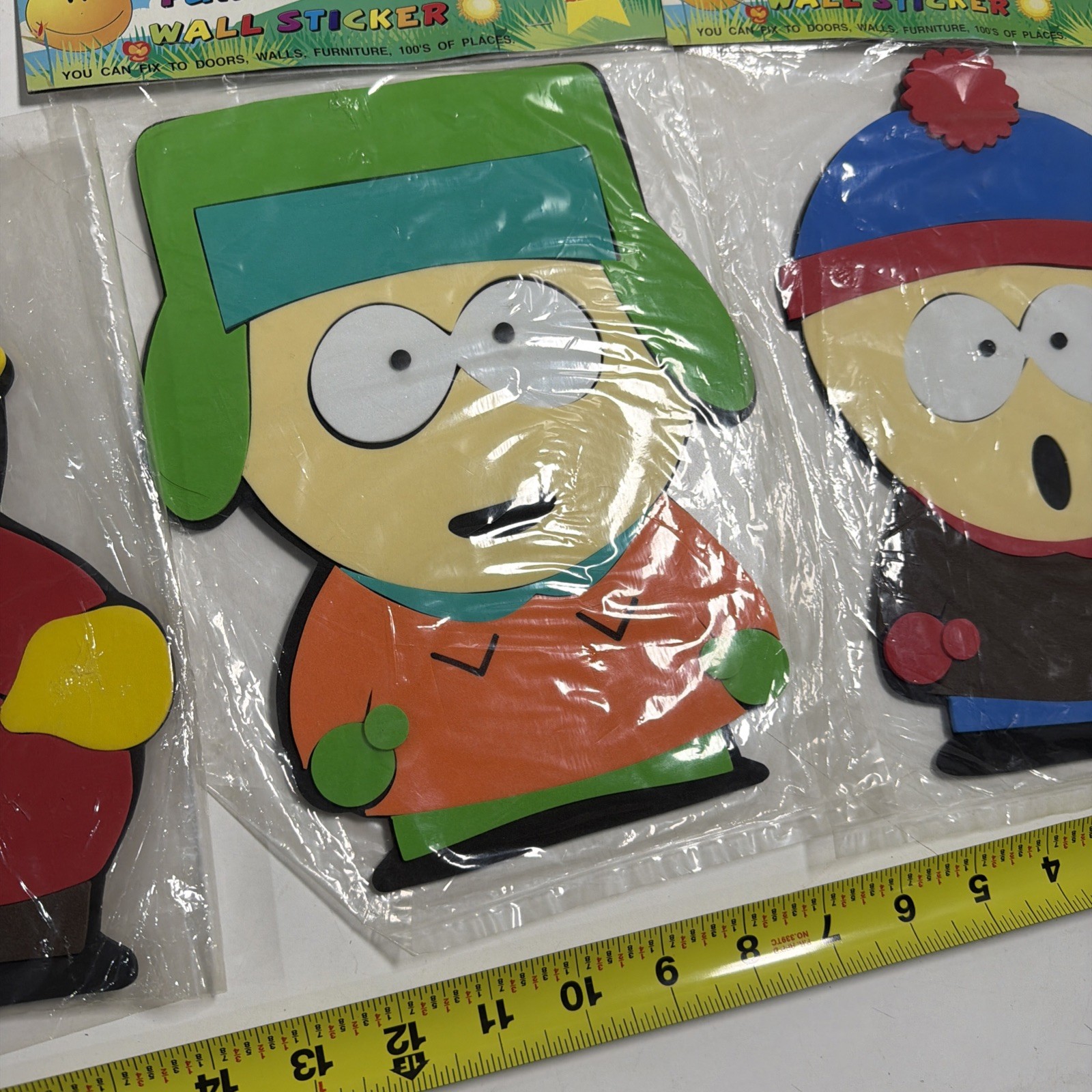 Vintage fun-tastic south park big interior wall stickers Kyle Cartman Stan Kenny
