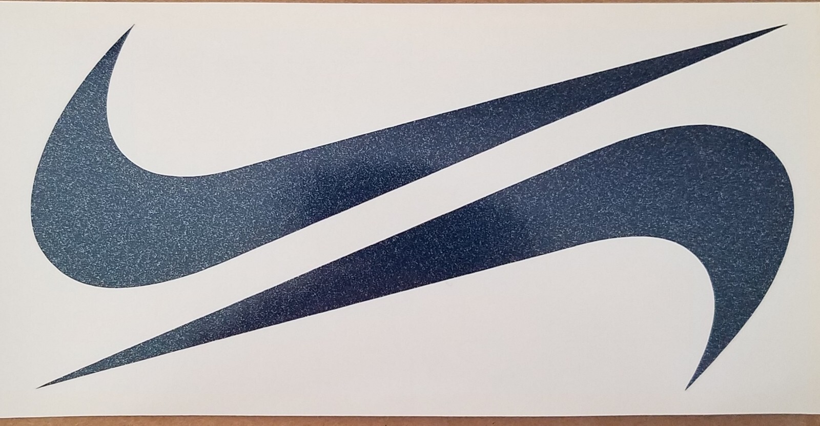 2 Nike Swoosh vinyl Decals Art Sports Basketball Sticker car Truck Windows cups