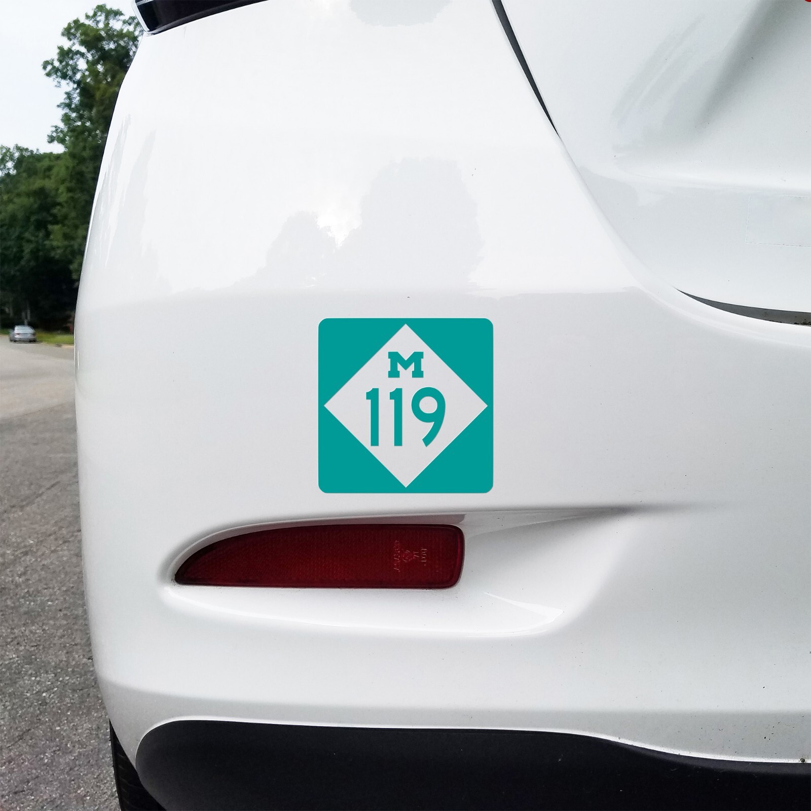 Michigan M-119 Highway Sign Decal – Scenic Route Vinyl Sticker – Custom Sizes