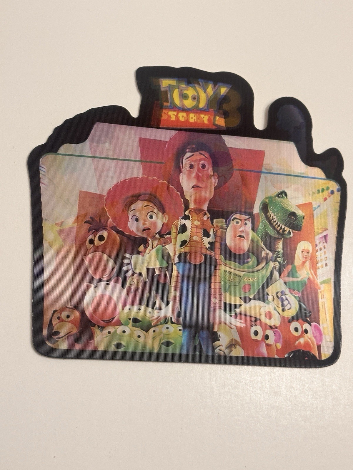 BUZZ LIGHTYEAR 3D LENTICULAR DECAL STICKER 5X4 INCHES