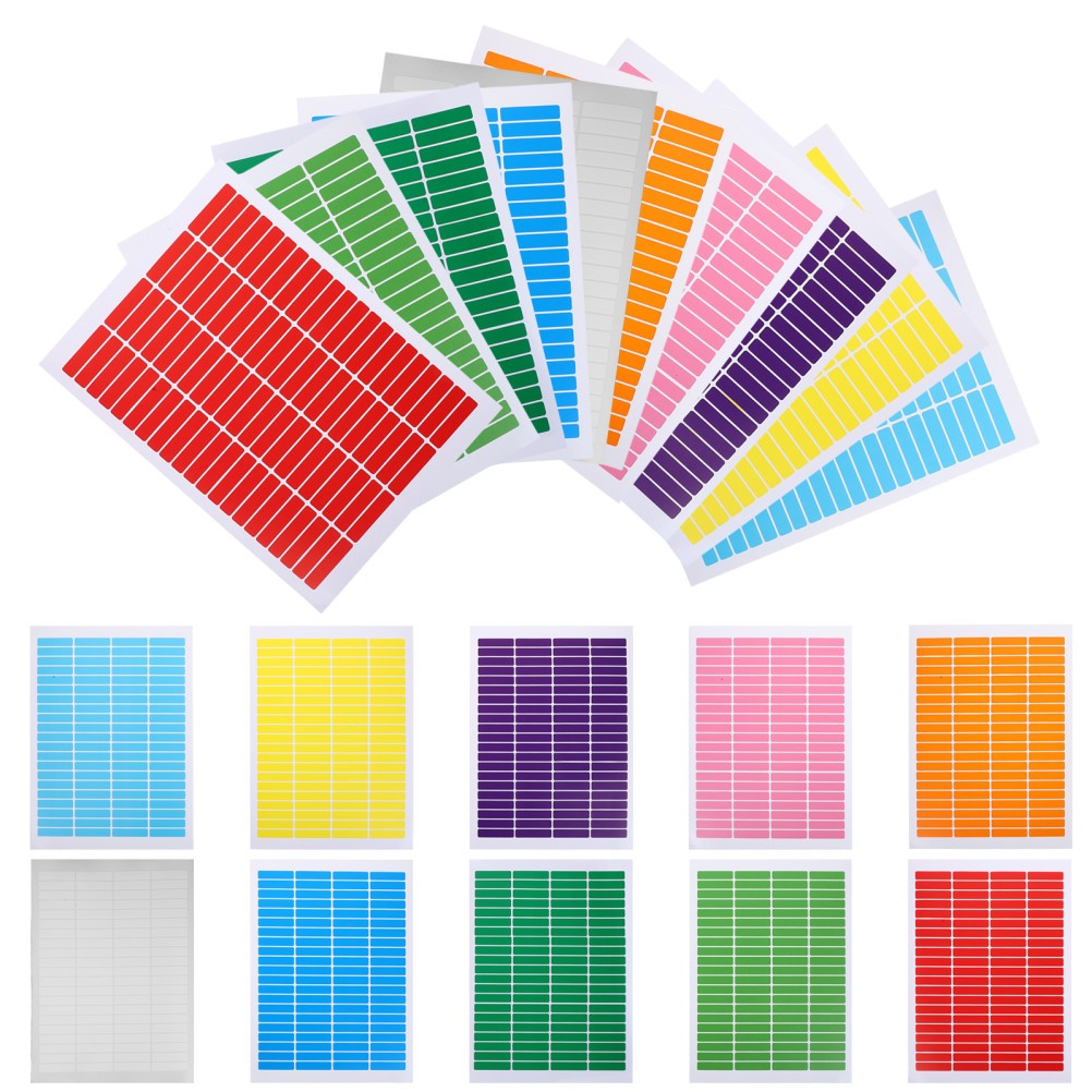 20 Sheets Waterproof Material Label Handwritten Stickers Address Labels