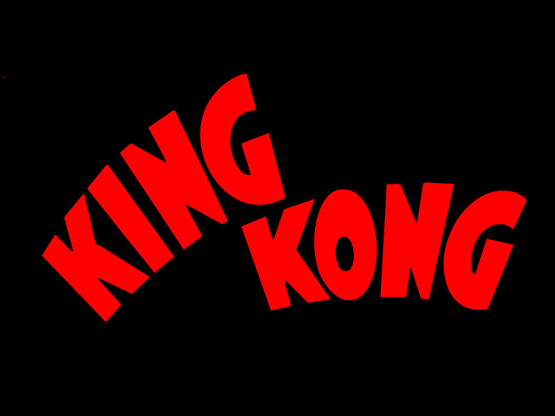 KING KONG Classic Horror Movie Vinyl Decal Car Wall Sticker CHOOSE SIZE COLOR