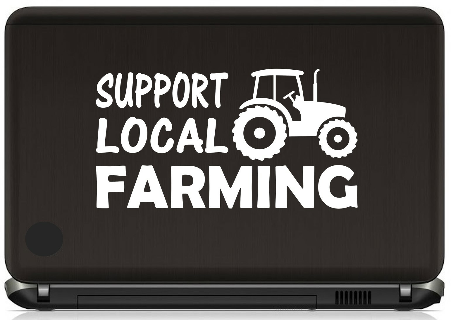 Support Local Farming Decal Sticker for Car Window BG 451 Farm Tractor Farmhouse