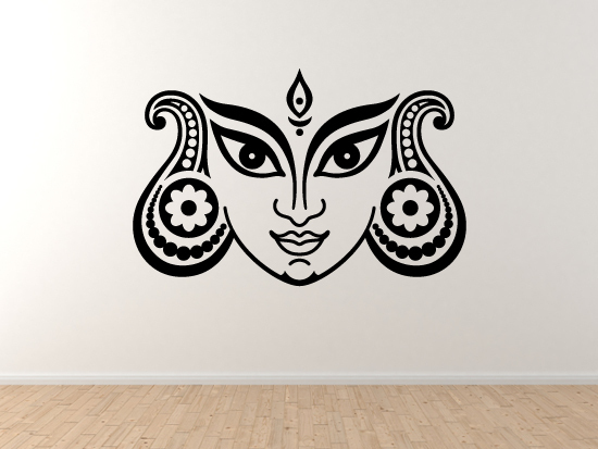 Indian Ethnic Design #1 – Princess Woman Beauty Tribal Style – Vinyl Wall Decal