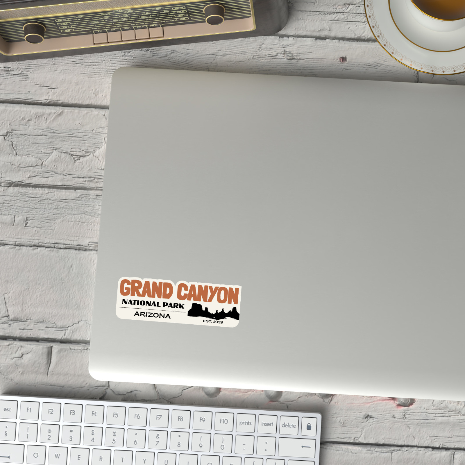 Grand Canyon National Park Sticker Retro Arizona Travel Vinyl Decal