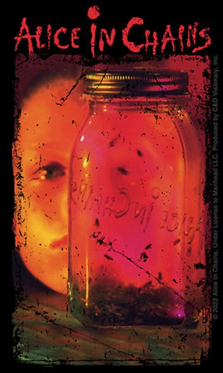 Alice In Chains ~ 2" x 3" Vinyl Sticker Jar of Flies ~ Layne Staley ~ Nutshell
