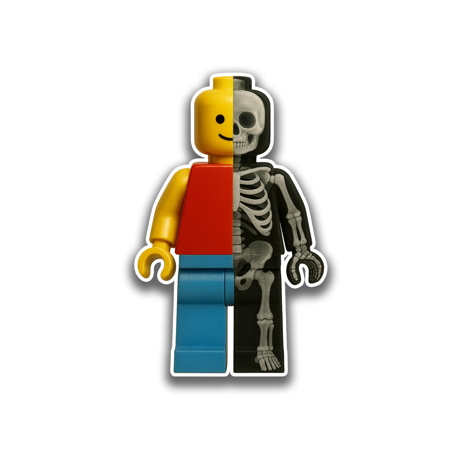 Lego Man Sticker 4 inch Vinyl Decal Art Unique Design