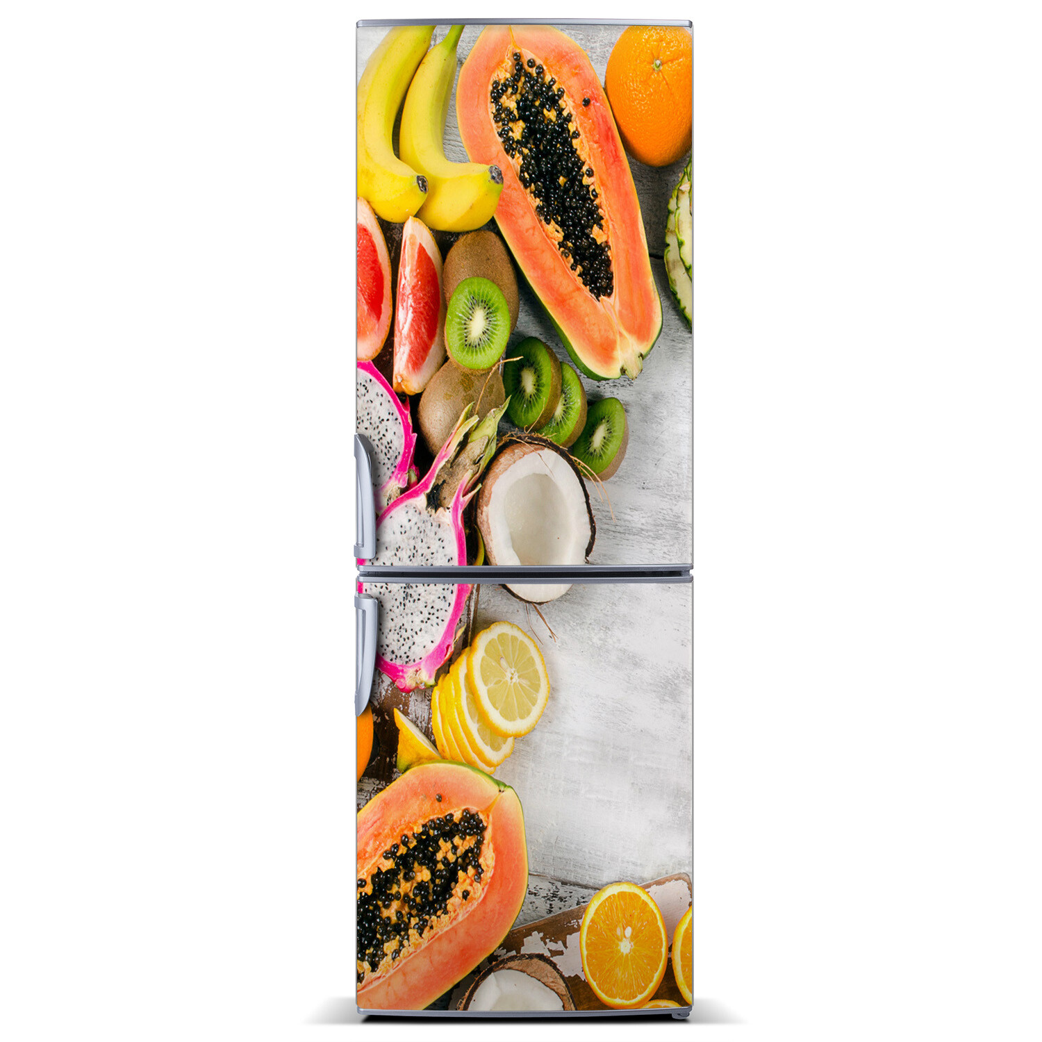 3D Home Refrigerator Wall Self Adhesive Removable Sticker Decal Food Fruits