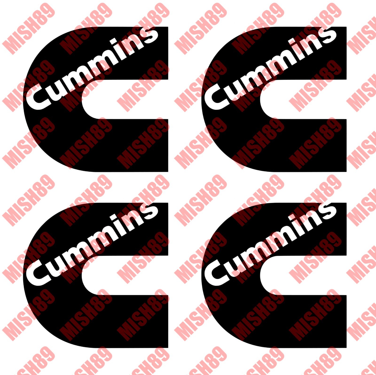 Cummins Decal Cummins Die Cut Vinyl Sticker Window Wall Car Truck