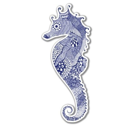 Seahorse Art Vinyl Sticker – SELECT SIZE