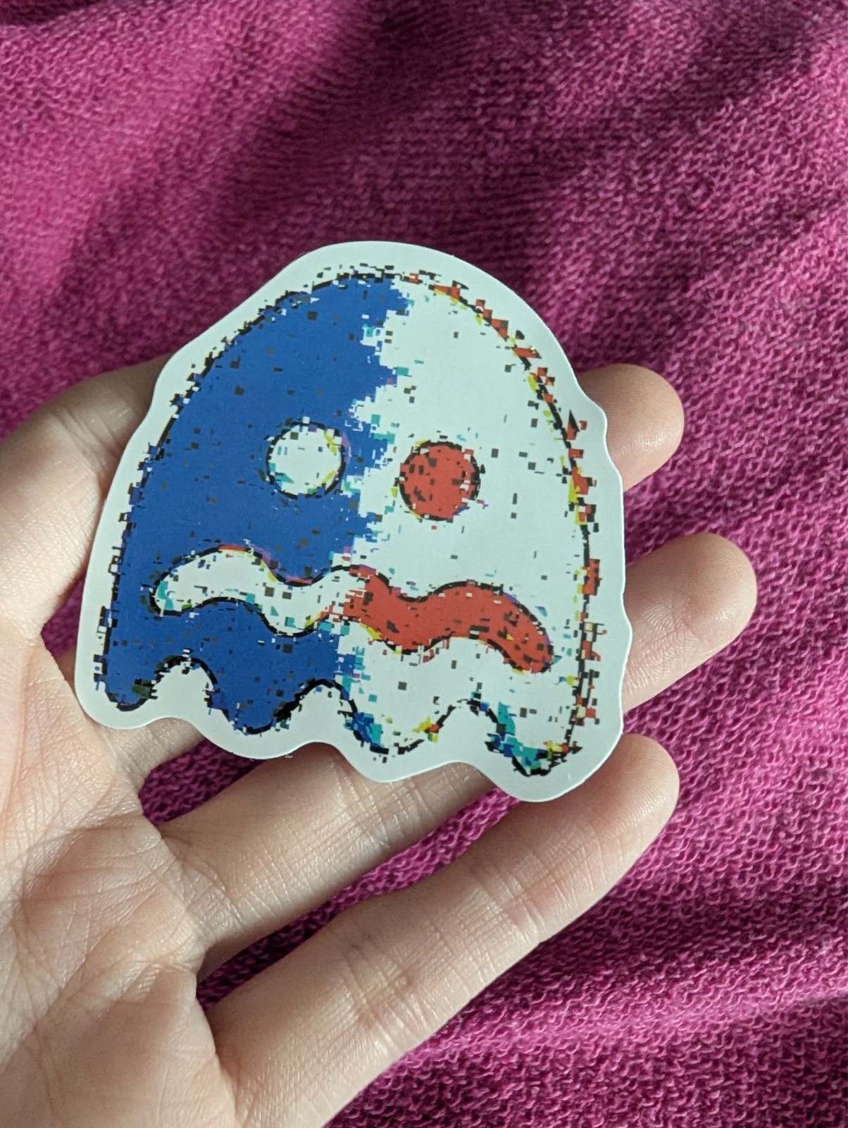 Pac-Man Sticker – Retro Arcade, Video Game, Blinky, Ghost, Pinky, Clyde