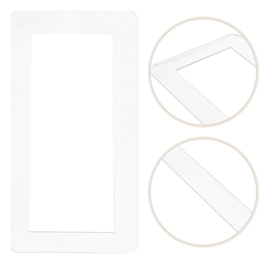 Wall Switch Plates: 3-Gang Screwless Decorative Wall Plate – Unbreakable
