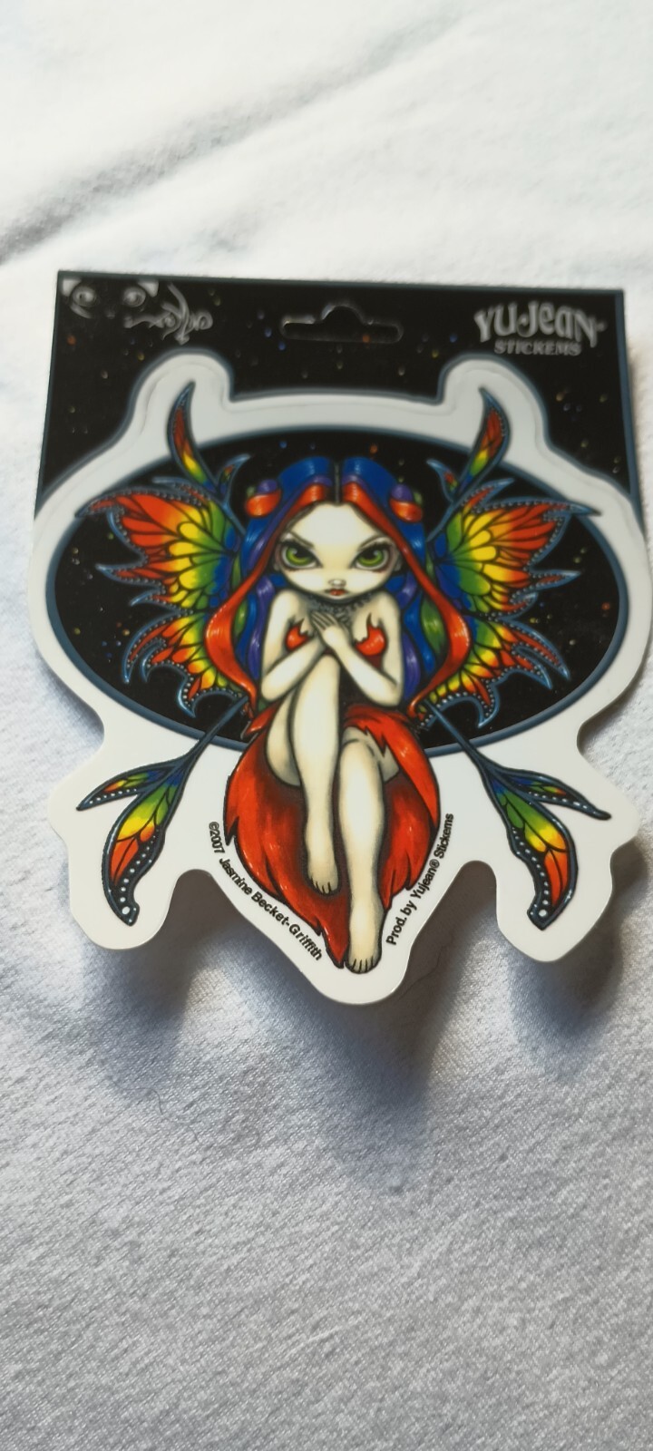 Rainbow Fairy 4.5 x 4 Inch Window Sticker