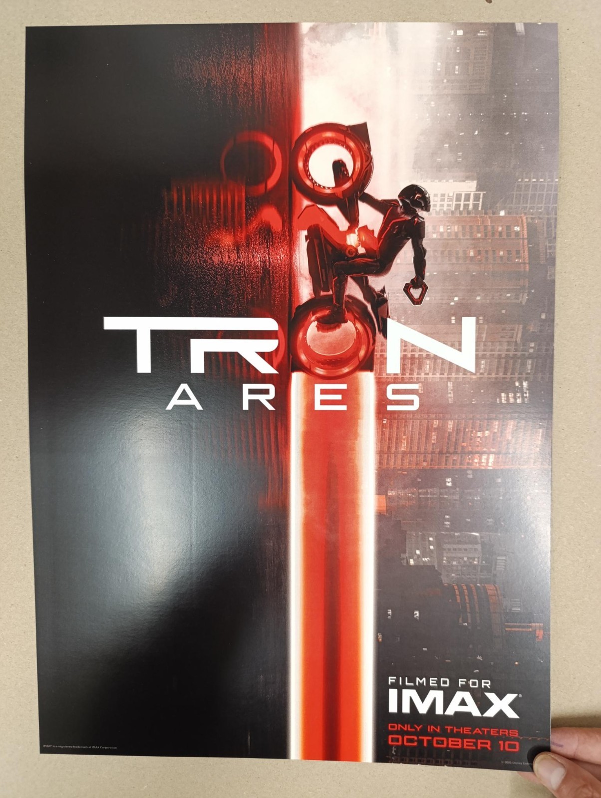 Tron Ares Poster 2025 New Jared Leto Greta Lee Jeff Bridges