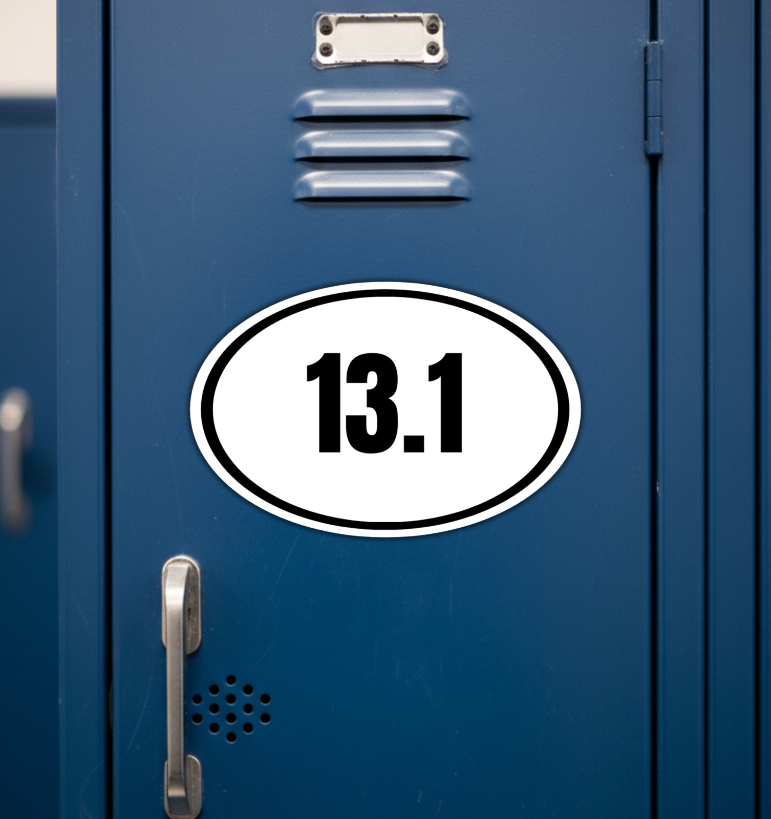 13.1 Half Marathon Fridge Magnet or Laptop Sticker