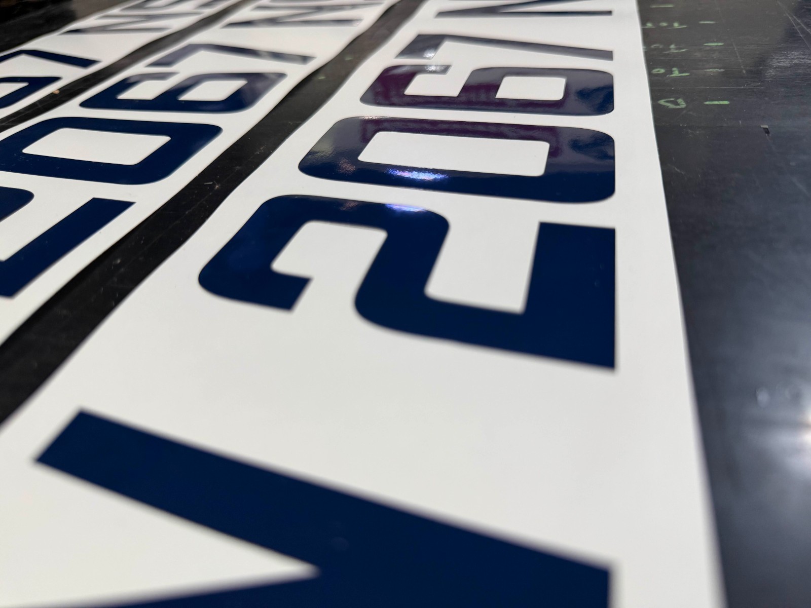 Custom Boat Registration Numbers Vinyl Decal PAIR 3in USCG Compliant Kit