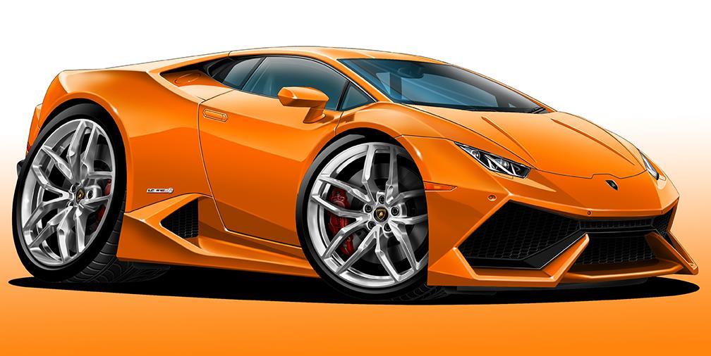 Lamborghini Huracan Exotic Car Art Print NEW