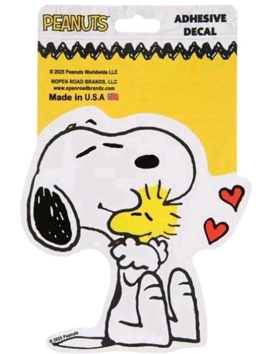 Peanuts Snoopy Woodstock Decal Sticker (Brand New)