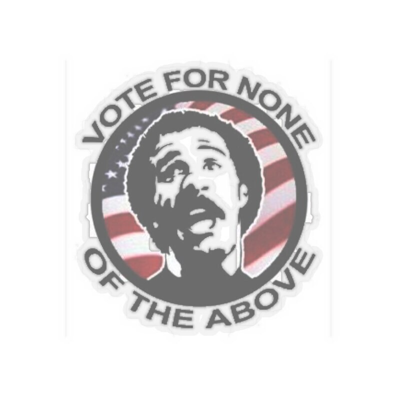 stickers /decals Political Bull Vote None Of The Above