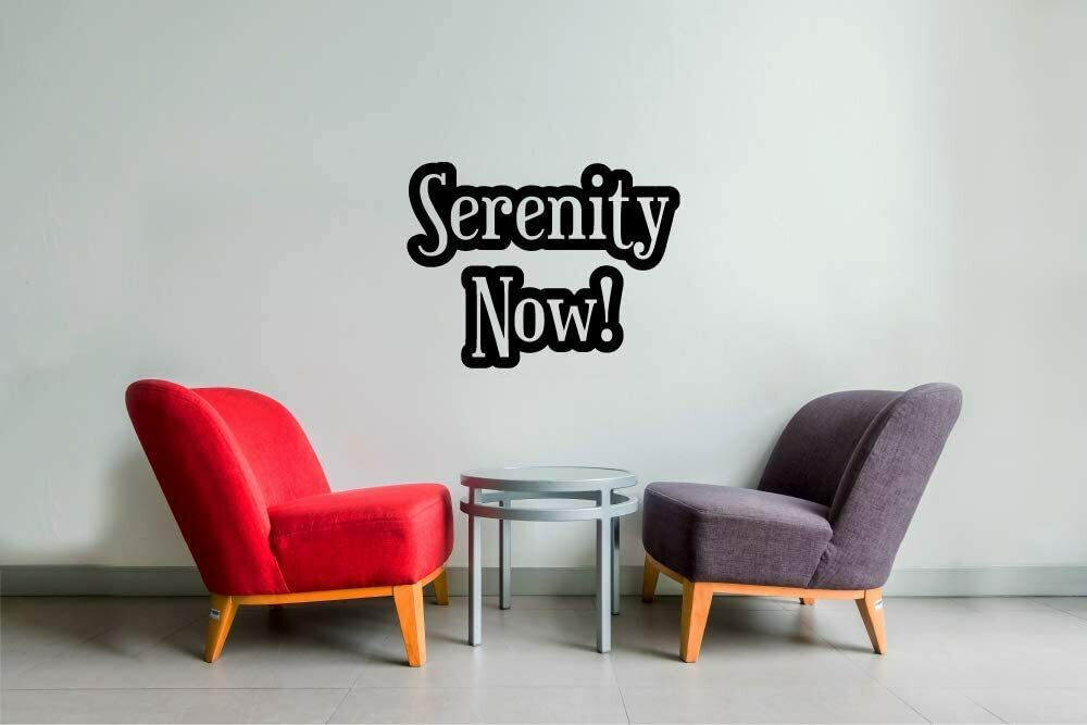 Seinfeld TV Show Serenity Quote Vinyl Art Stickers For Home Room Walls Decals