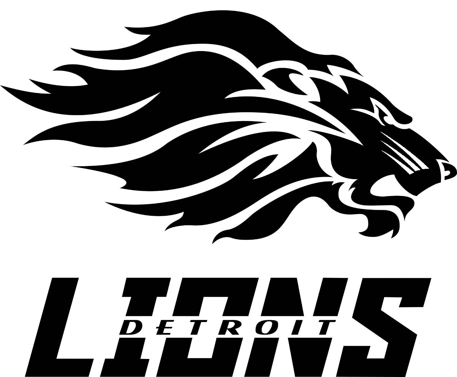 Vinyl Decal Car Truck Sticker Wall NFL Football – Detroit Lions Logo v4
