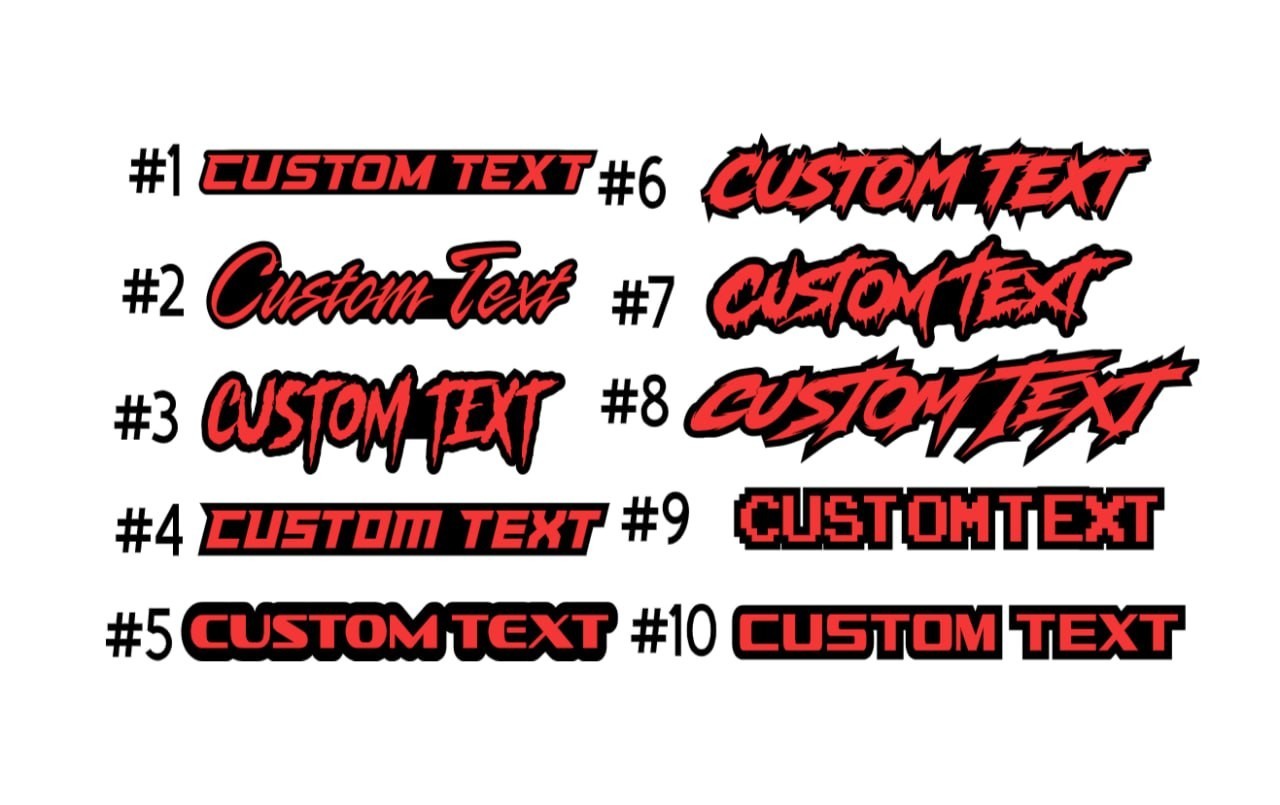 Custom Text 3D Acrylic Emblem Car Badge Multicolor Personalized Name-Logo