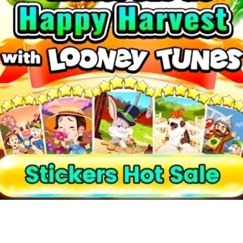 Stickers All 1,2,3 Star (Card)Happy Harvest With Looney Tunes Album