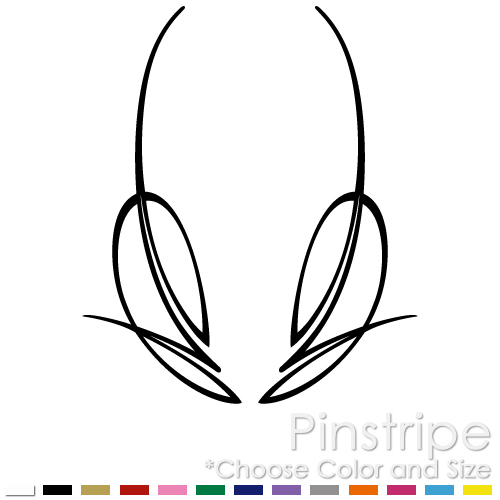 PINSTRIPE SET CHOPPER BIKE FENDER TANK WINDOW VINYL DECAL STICKER (PS-15)