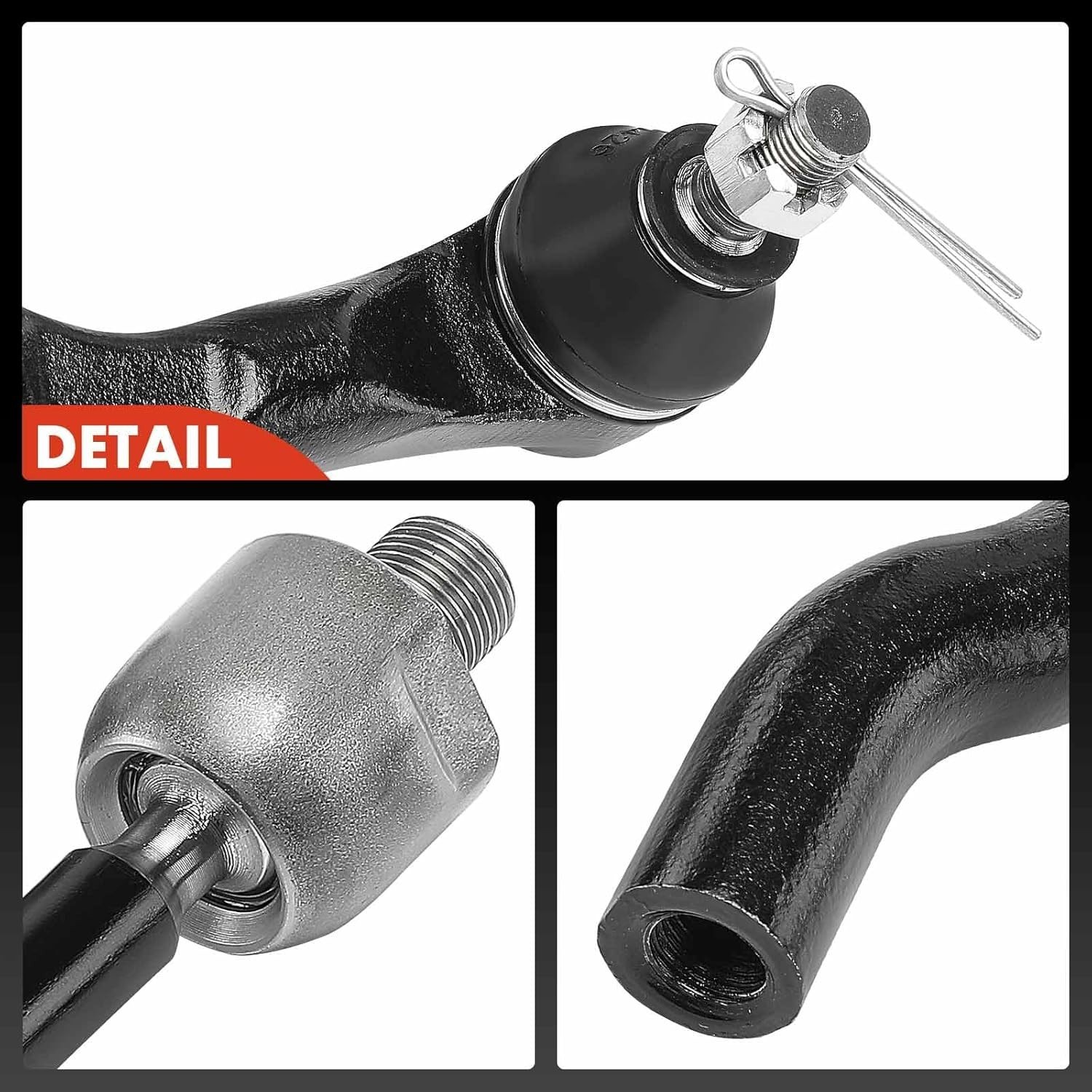 Set of 4 Front Inner and Outer Tie Rod End Kit for Honda CR-V CRV 2017-2023 Gas