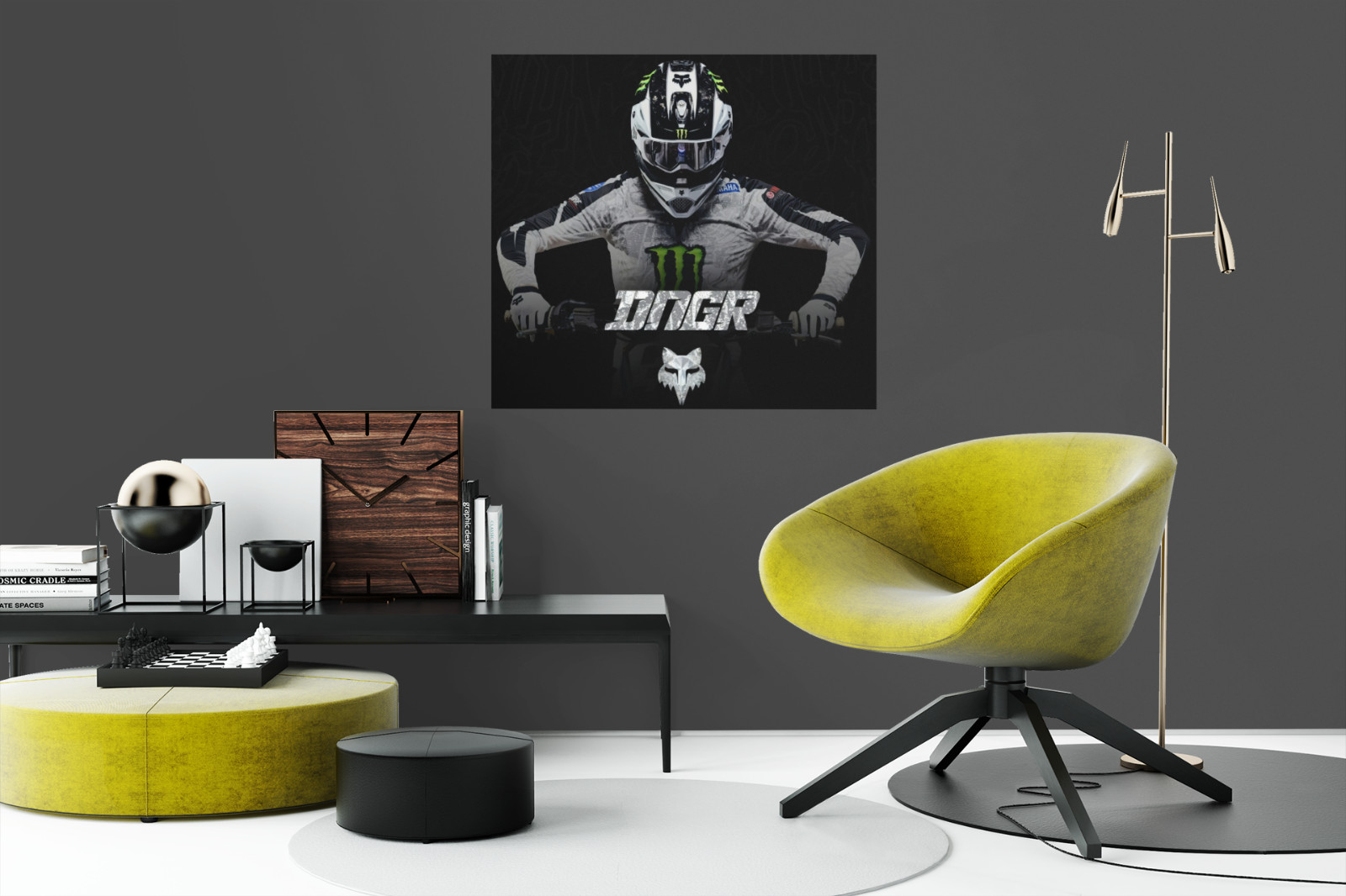 DNGR Boy Haiden Deegan Wall Vinyl Motocross Decal Poster PRINT Removable Backing