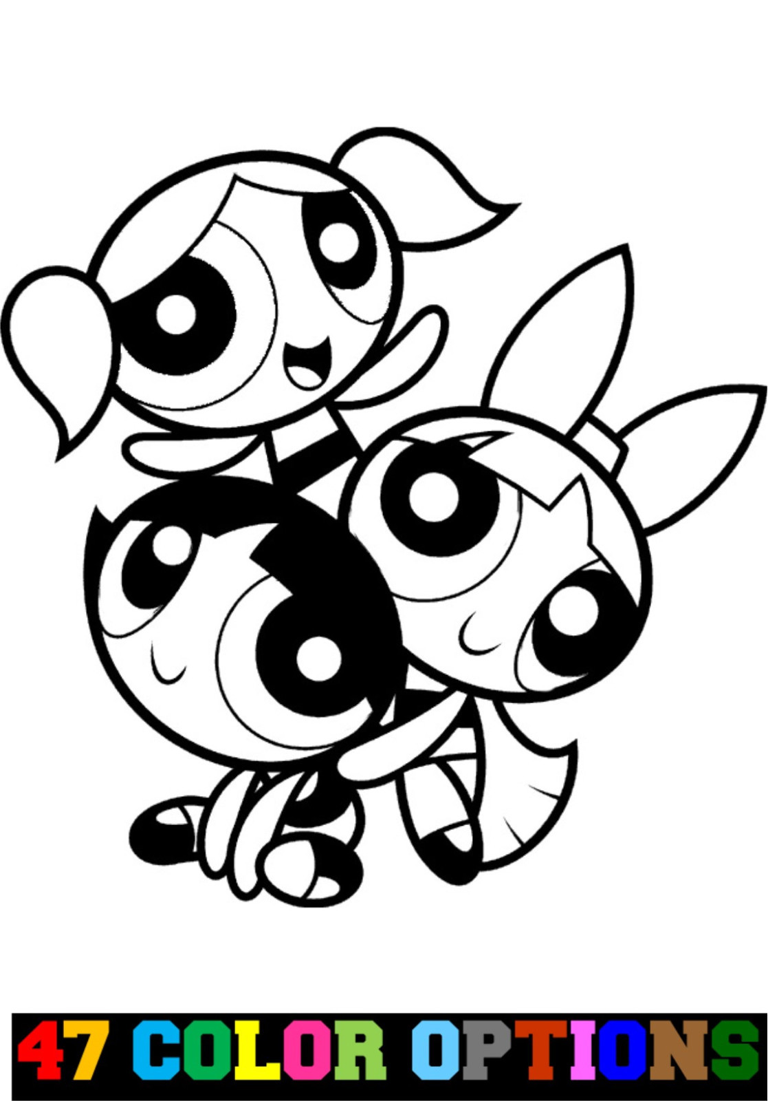 Vinyl Decal Truck Car Sticker Laptop – Cartoon Powerpuff Girls Group