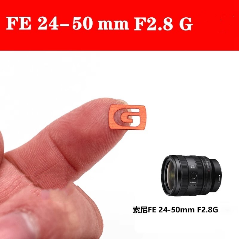 For SONY Black G to Red GM Master lens label accessory G Master Metal label
