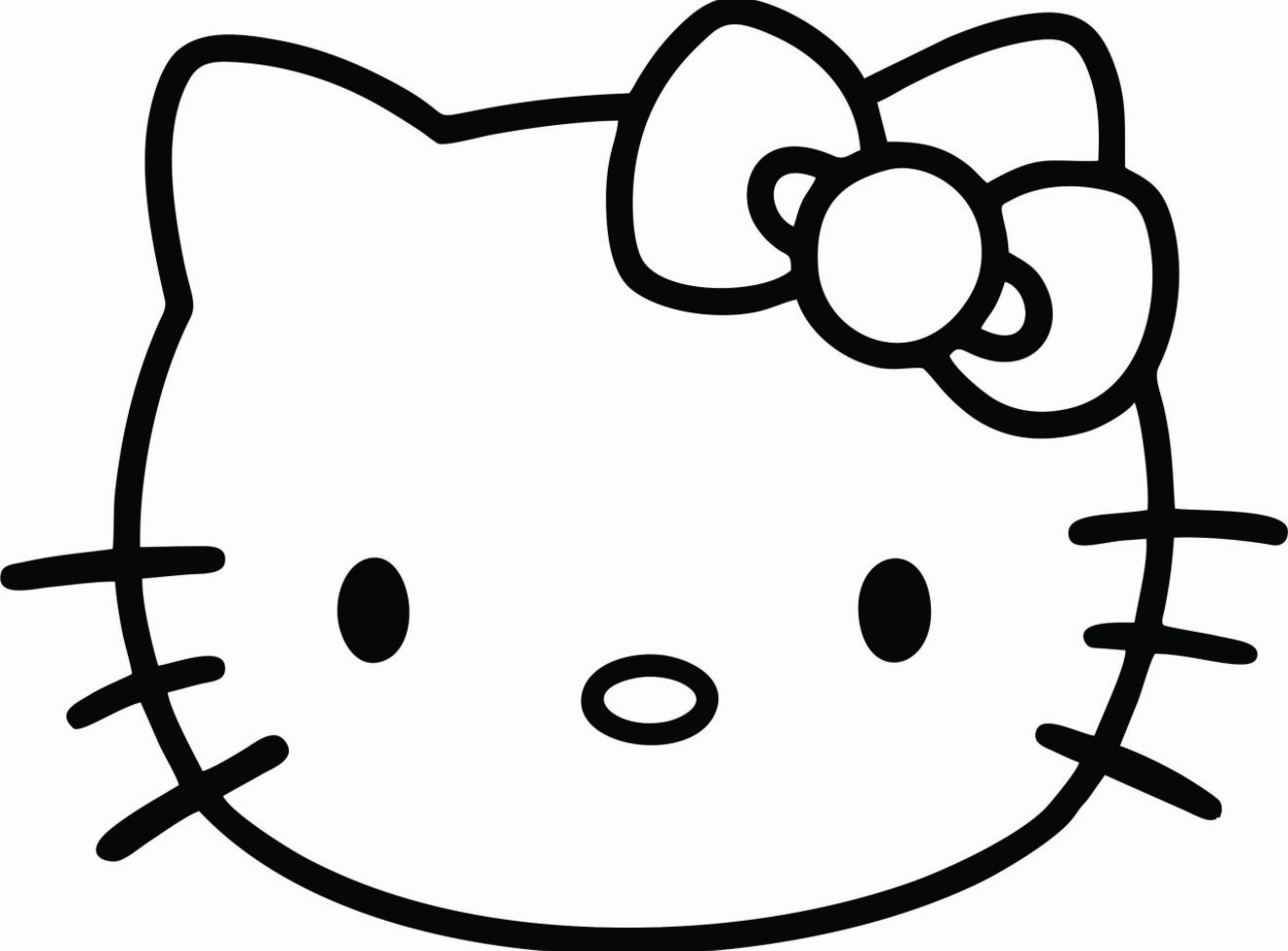 Large Hello Kitty Decal