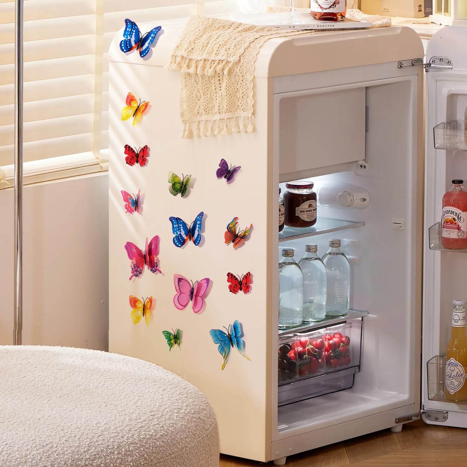 24 Mariposas 3D Para Decorar Pasteles Arreglos Florales De Pared El Cuarto Niñas