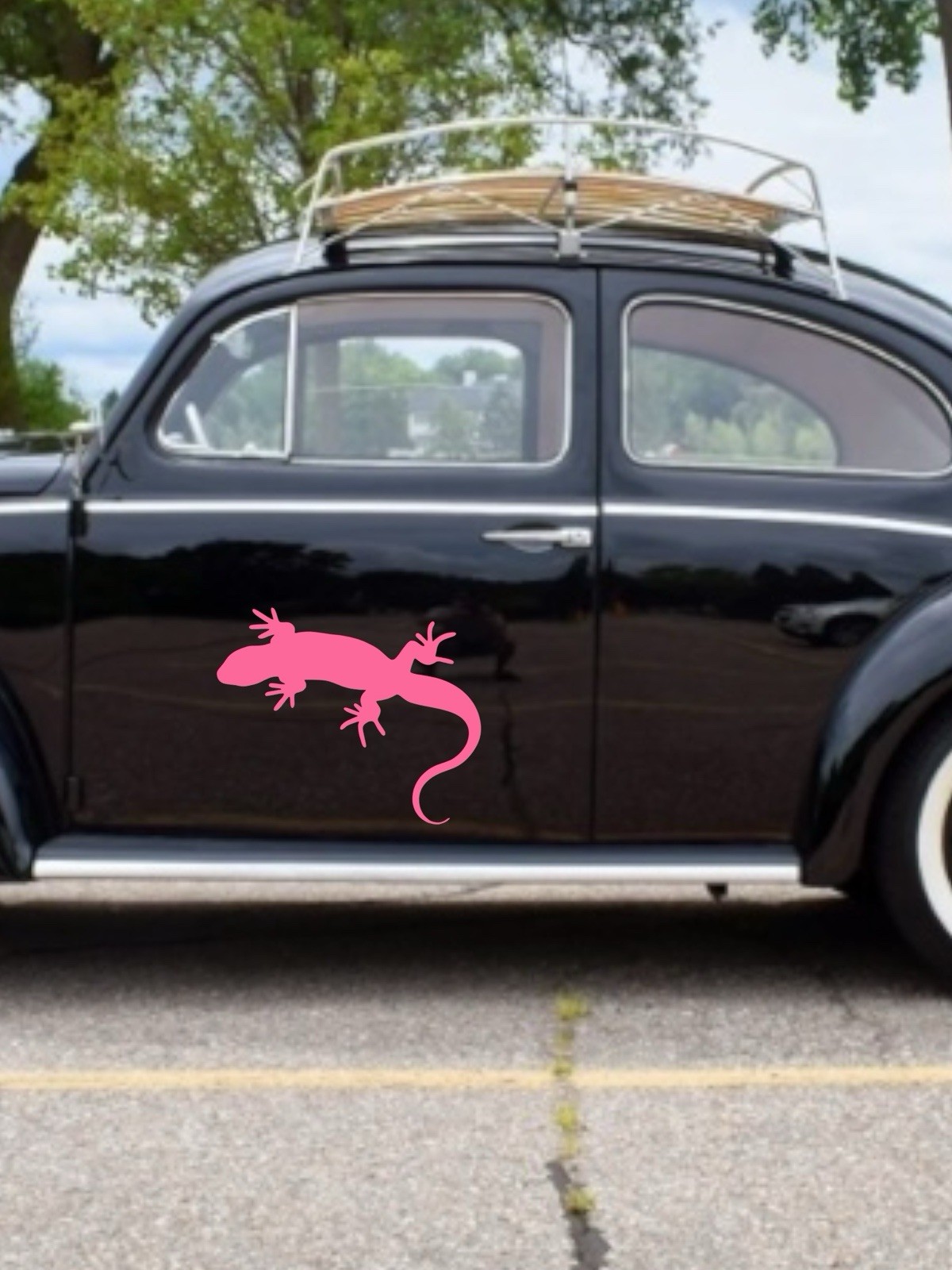 Gecko design#1 Decal for car Windows Laptops most Smooth Surfaces