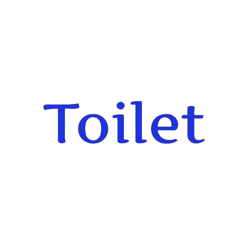 Toilet Entrance Sign Sticker for Bathroom Restroom Washroom WC Door Wall Decal