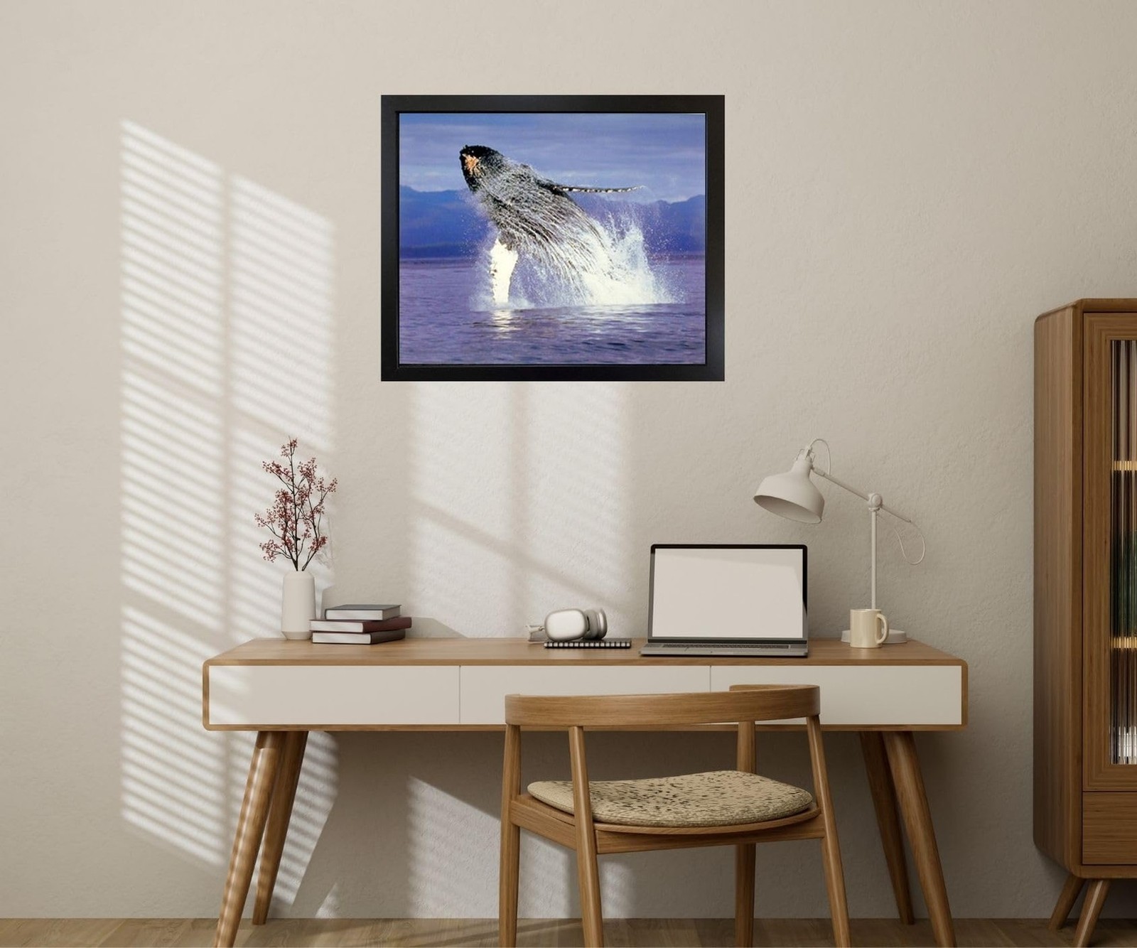 Humpback Sea Whale Ocean Animal Wall Decor Art Print Poster (16×20)