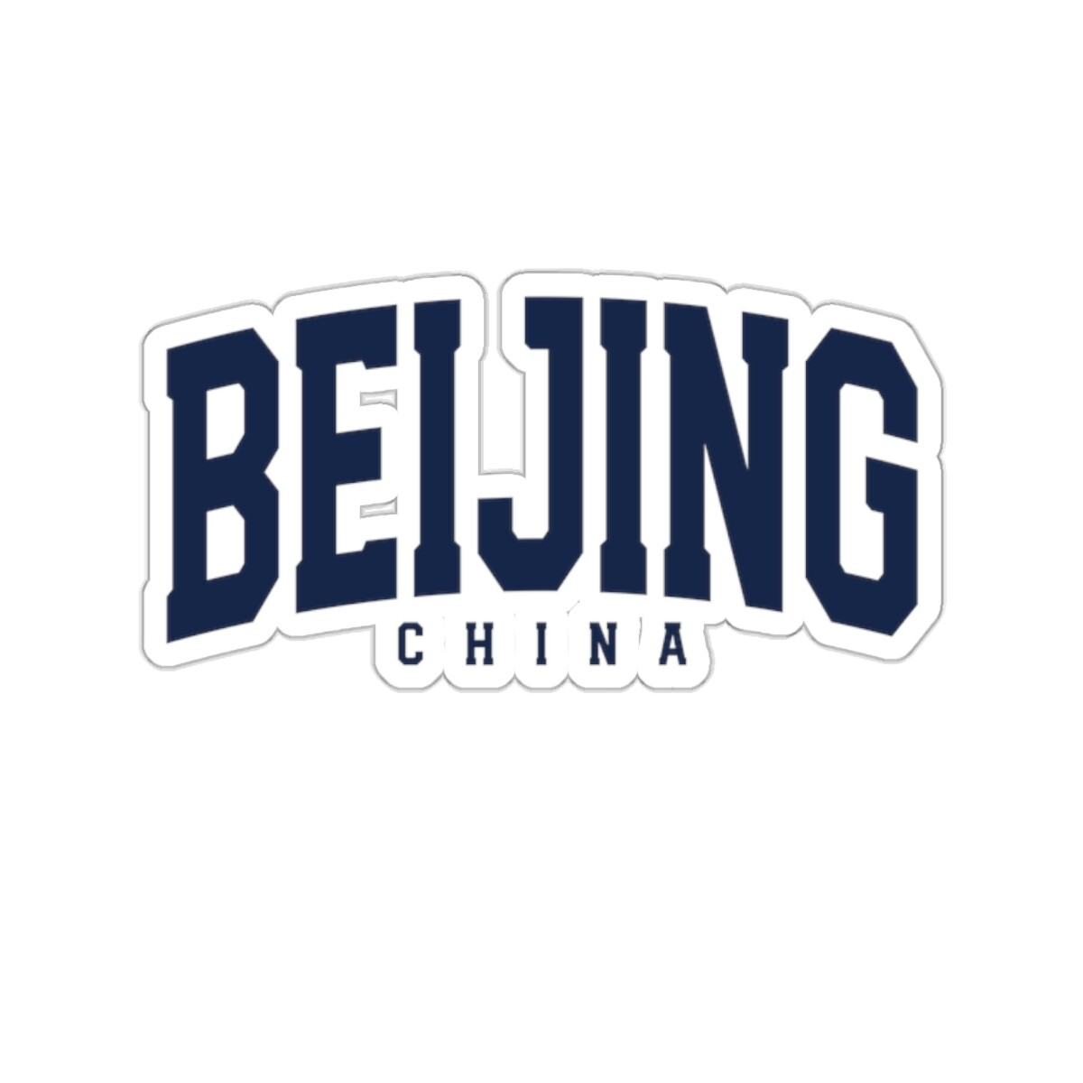 Beijing China Sticker Kiss Cut Gifts Decal Label Laptop Luggage Decor