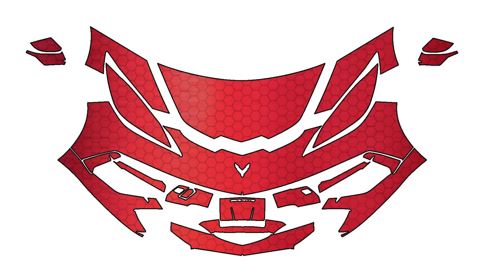 Compatible With Chevrolet Corvette Stingray C8 (2020–2025) Front Paint Protectio